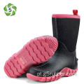 Botas de borracha natural G5 para mulheres de 5,5 mm de neoprene